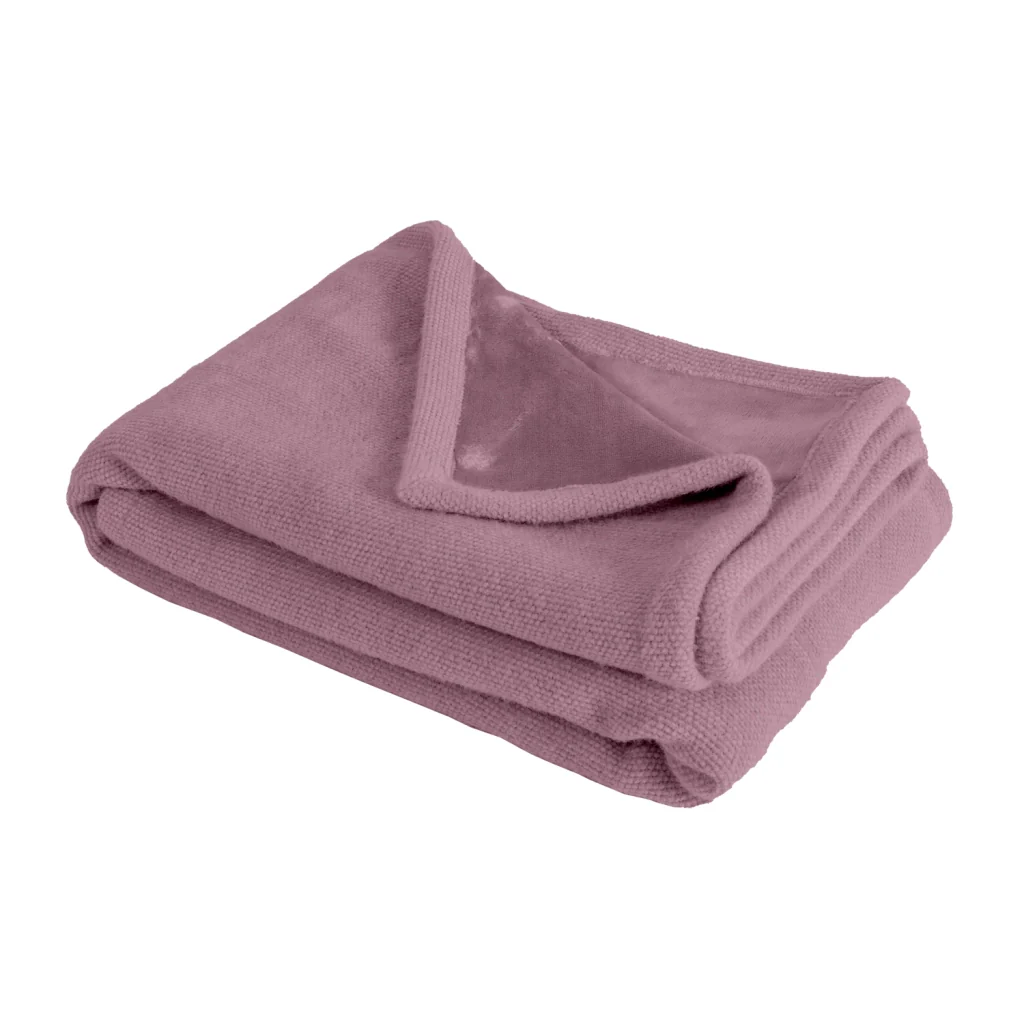 Coperta plaid rosa 130x170cm PANORA