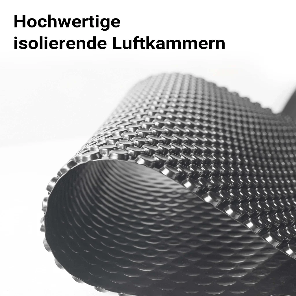 Copertura a bolle d'aria per piscina rotonda Ø 3,6m nero Protezione isotermica - Image 8