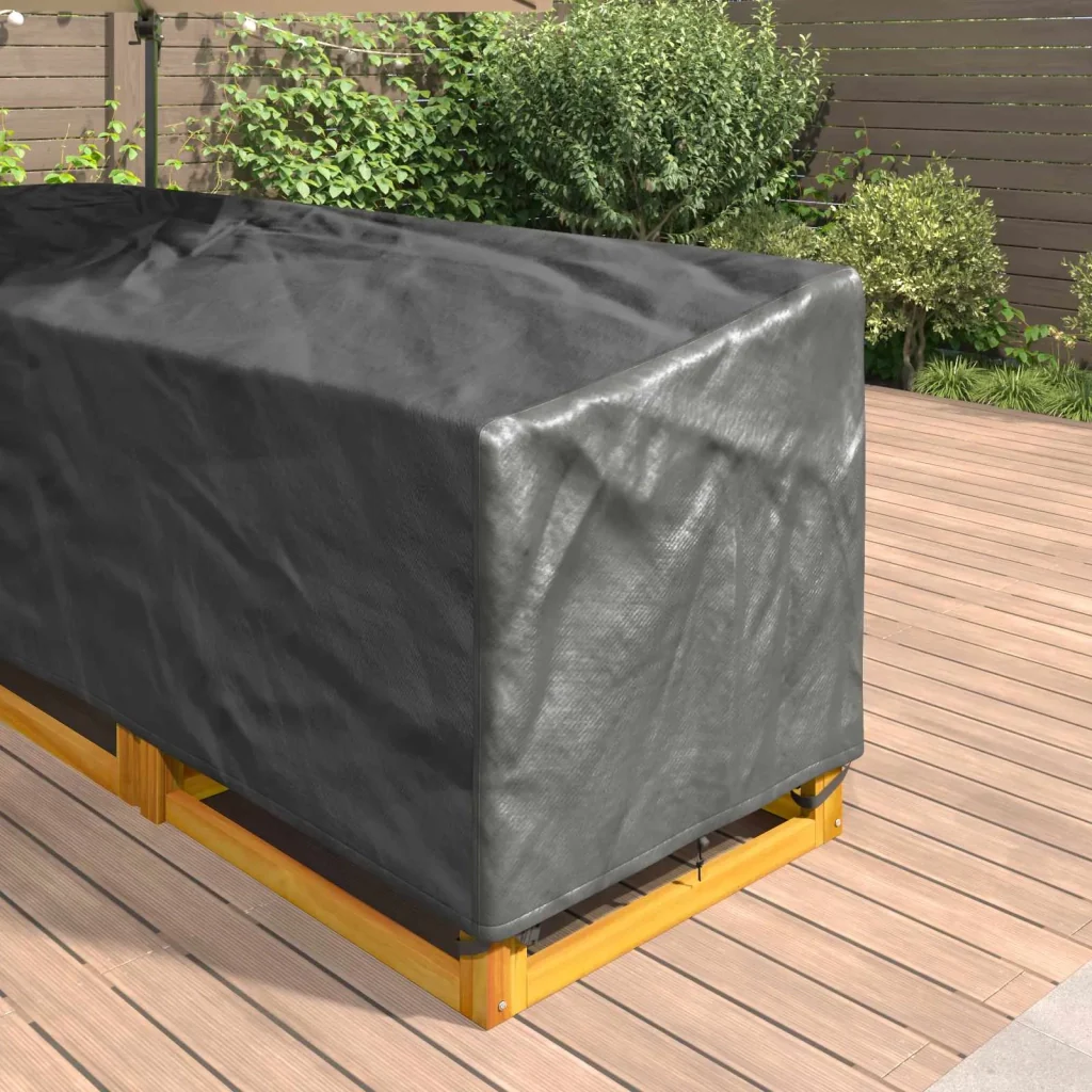 Copertura per mobili Nero 260 x 210 x 80 cm Tessuto Oxford 420D 4105685 - Image 4