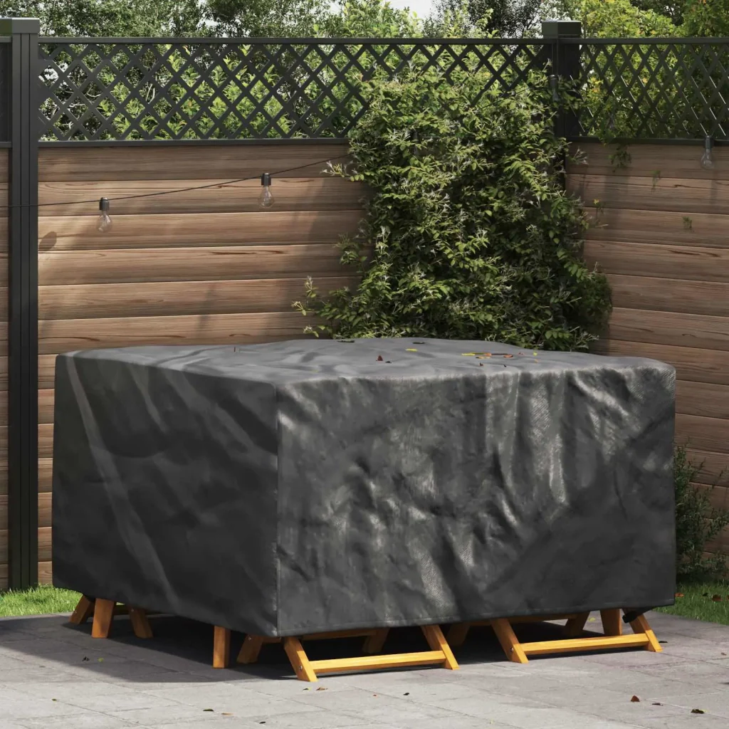 Copertura per mobili Tinta unita Nero 150 x 150 x 75 cm 420D 4105736