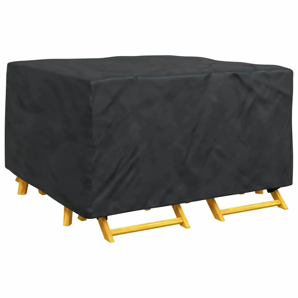 Copertura per mobili Tinta unita Nero 150 x 150 x 75 cm 420D 4105736 - Image 3