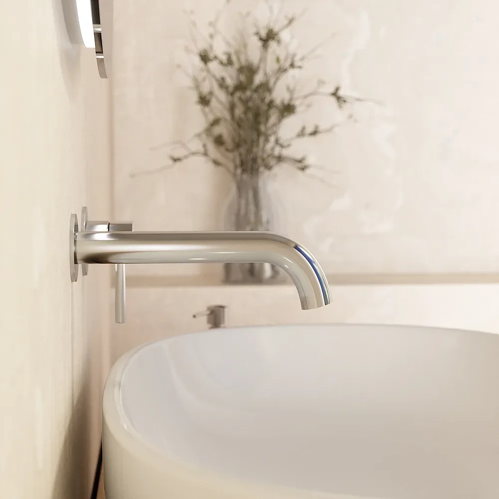 Coppia miscelatori lavabo ad incasso bidet senza scarico cromato | Bette - Image 3
