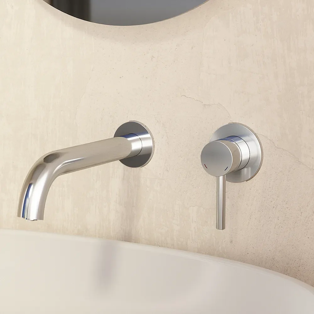 Coppia miscelatori lavabo ad incasso bidet senza scarico cromato | Bette - Image 4