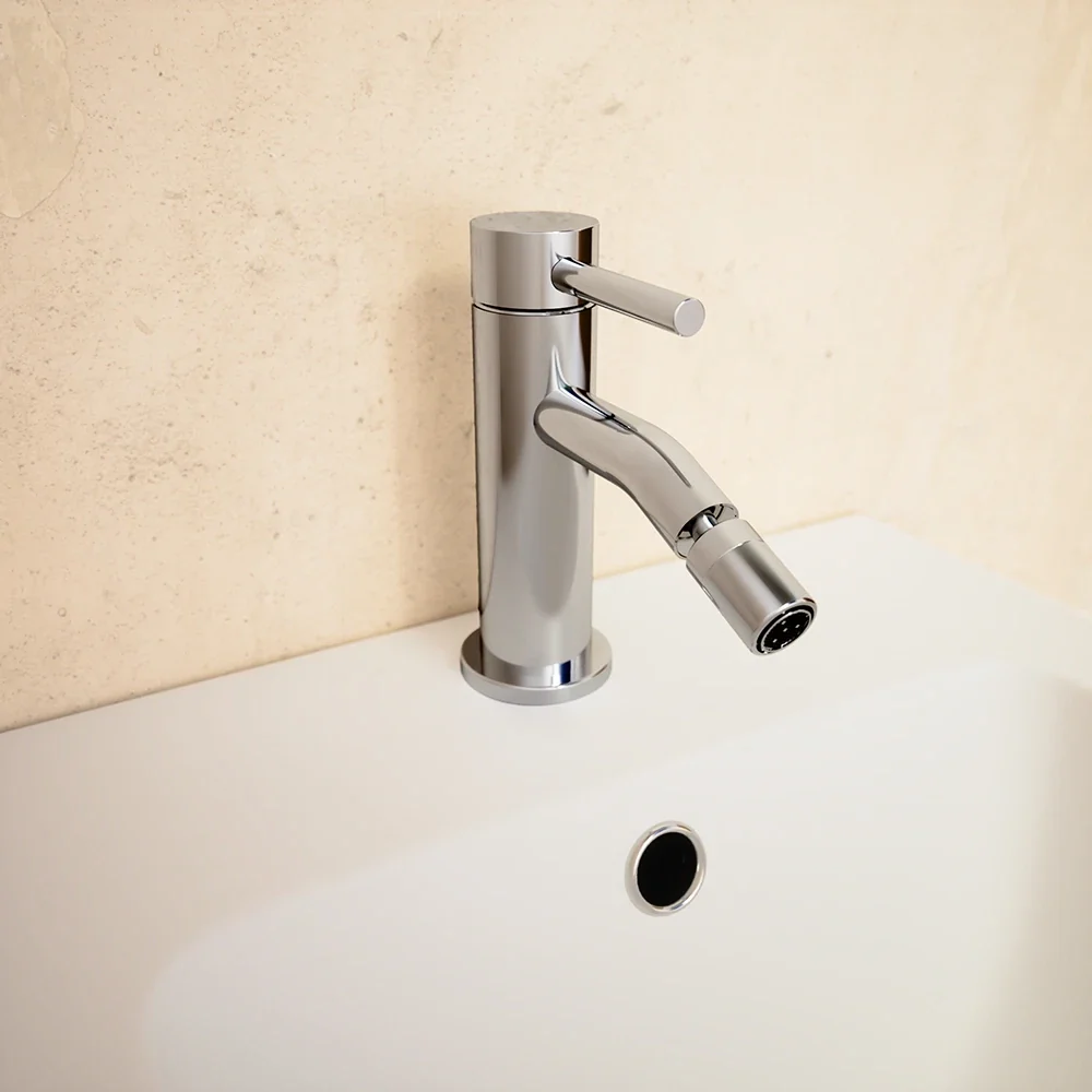 Coppia miscelatori lavabo ad incasso bidet senza scarico cromato | Bette - Image 7