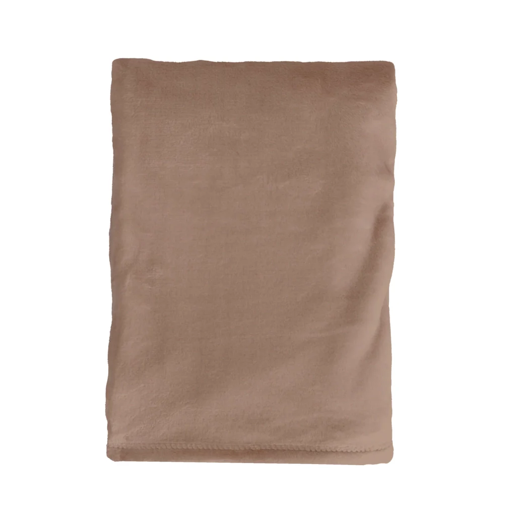 Copripiumino Plaid castanho FLANBERG in Poliestere - 180x220 cm - Image 3