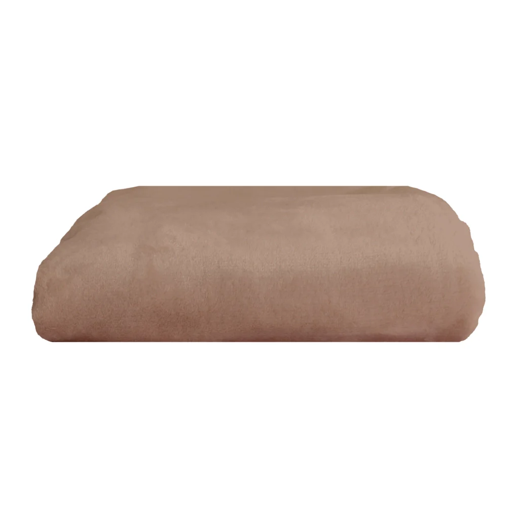 Copripiumino Plaid castanho FLANBERG in Poliestere - 180x220 cm - Image 4
