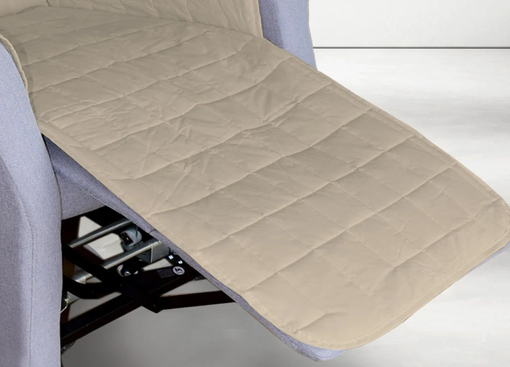 Copripoltrona Reclinabile Trapuntata Idrorepellente Antimacchia Tinta Unita Relax Poltrona Linea Pensieri Delicati - Poltrona - Panna - Image 3
