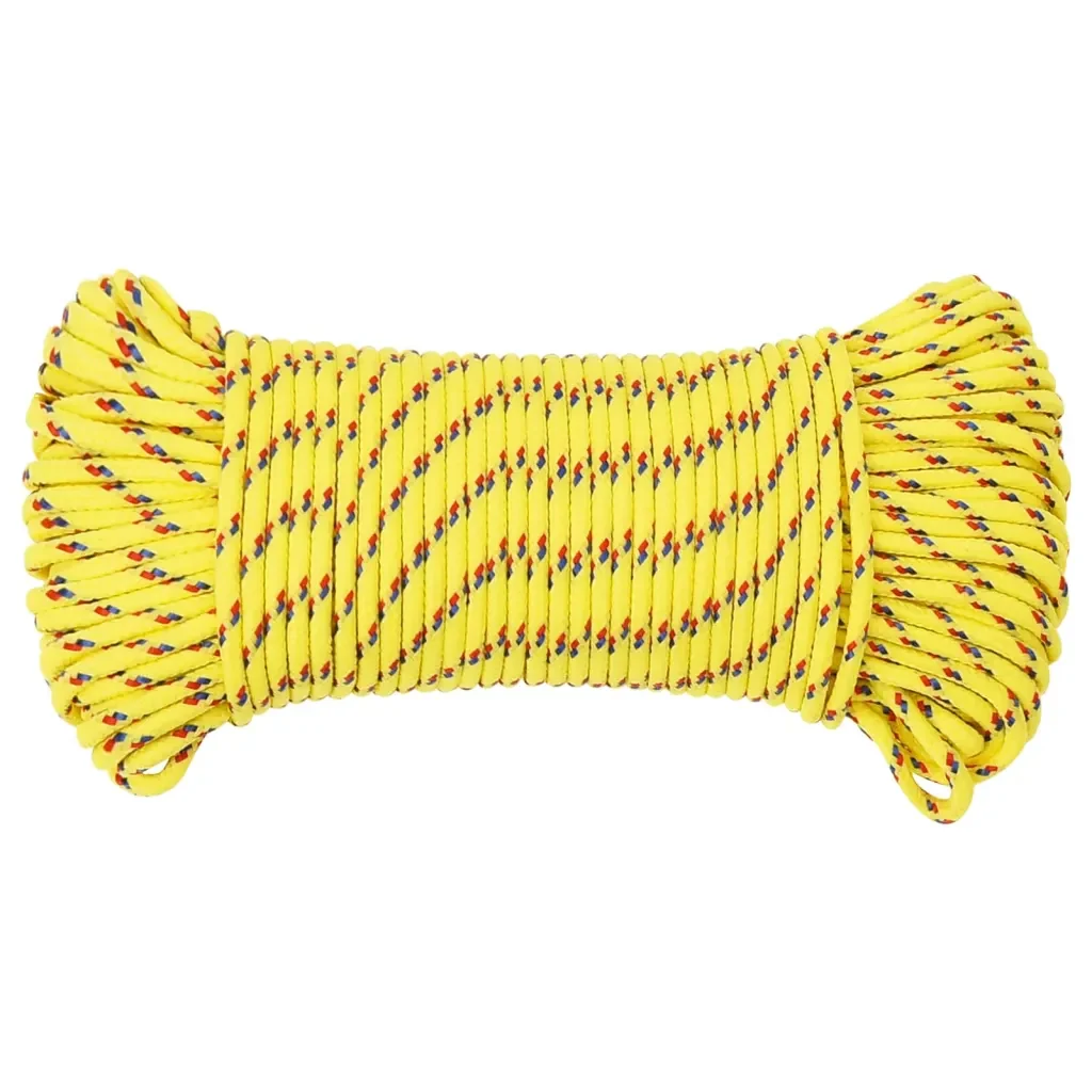 Corda Nautica Gialla 4 mm 500 m in Polipropilene - Image 3