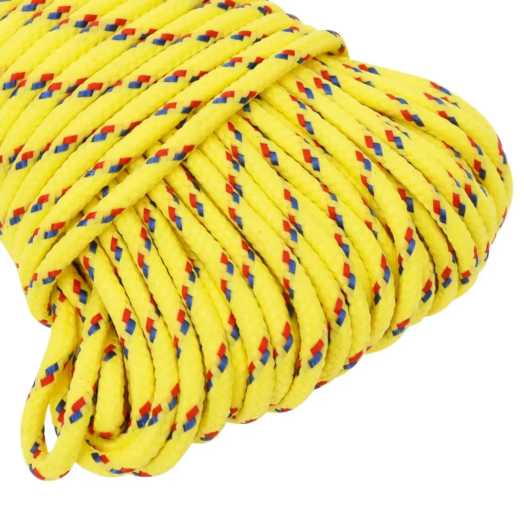 Corda Nautica Gialla 4 mm 500 m in Polipropilene - Image 4