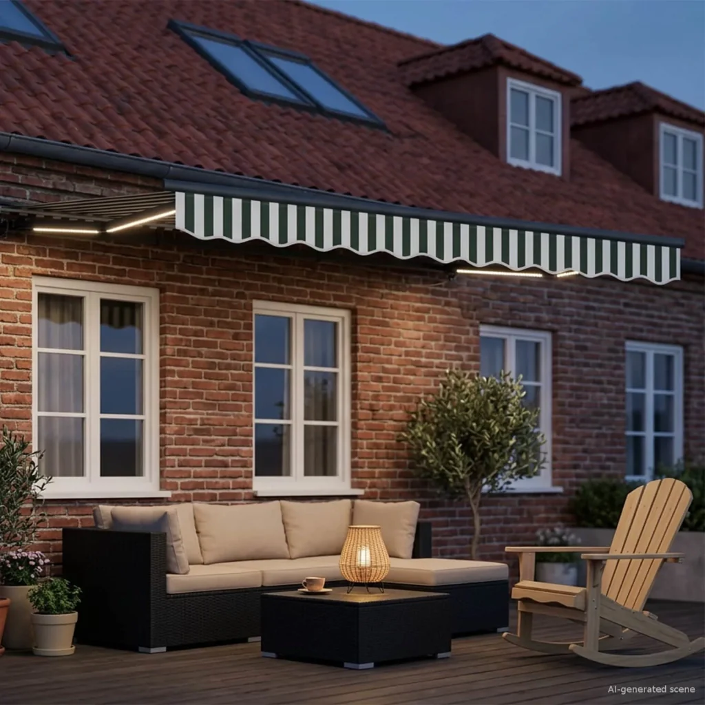 Cornice per Tenda Manuale con LED 2,5 x 2 m - Image 3