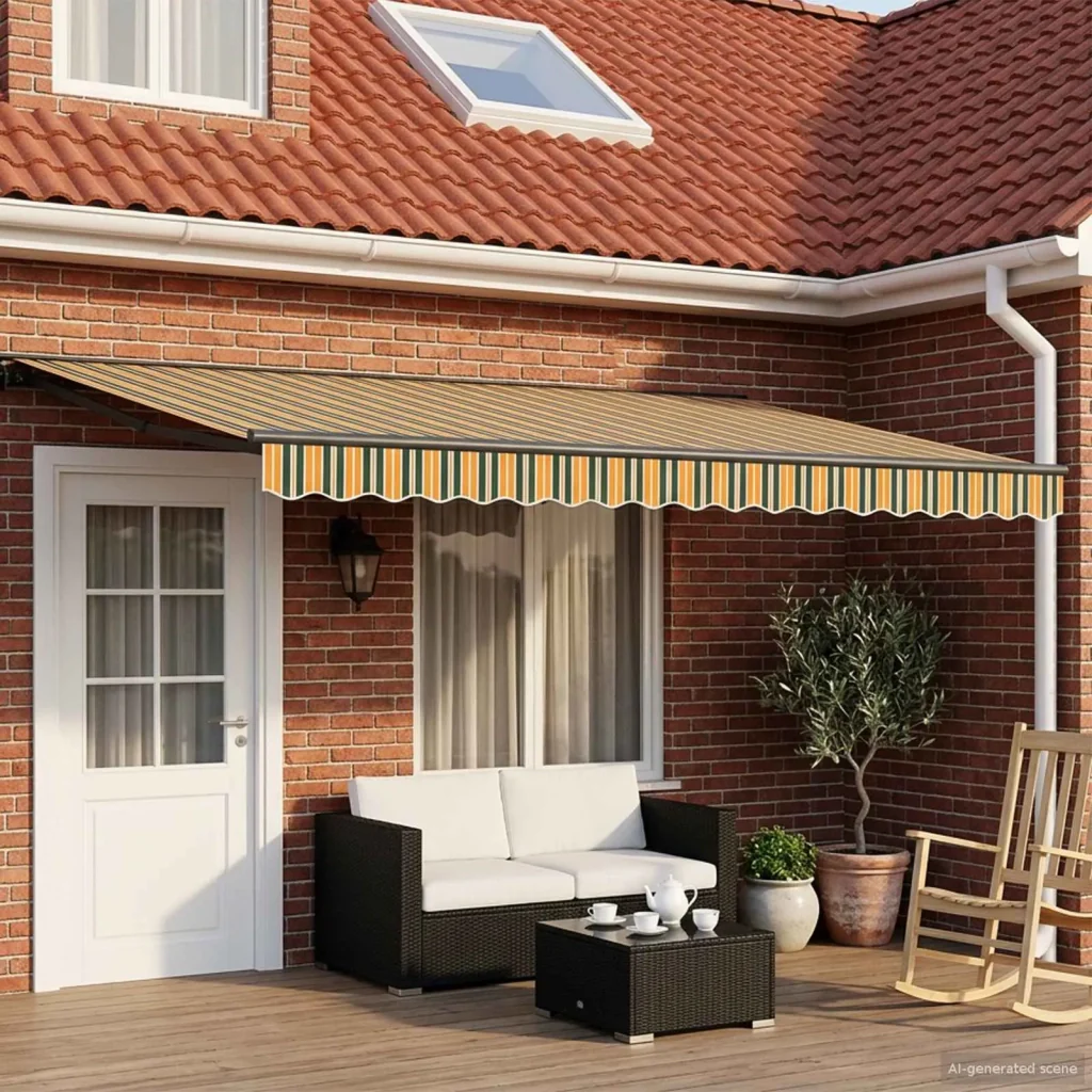 Cornice per Tenda Manuale con LED 4,5 × 3 m - Image 3