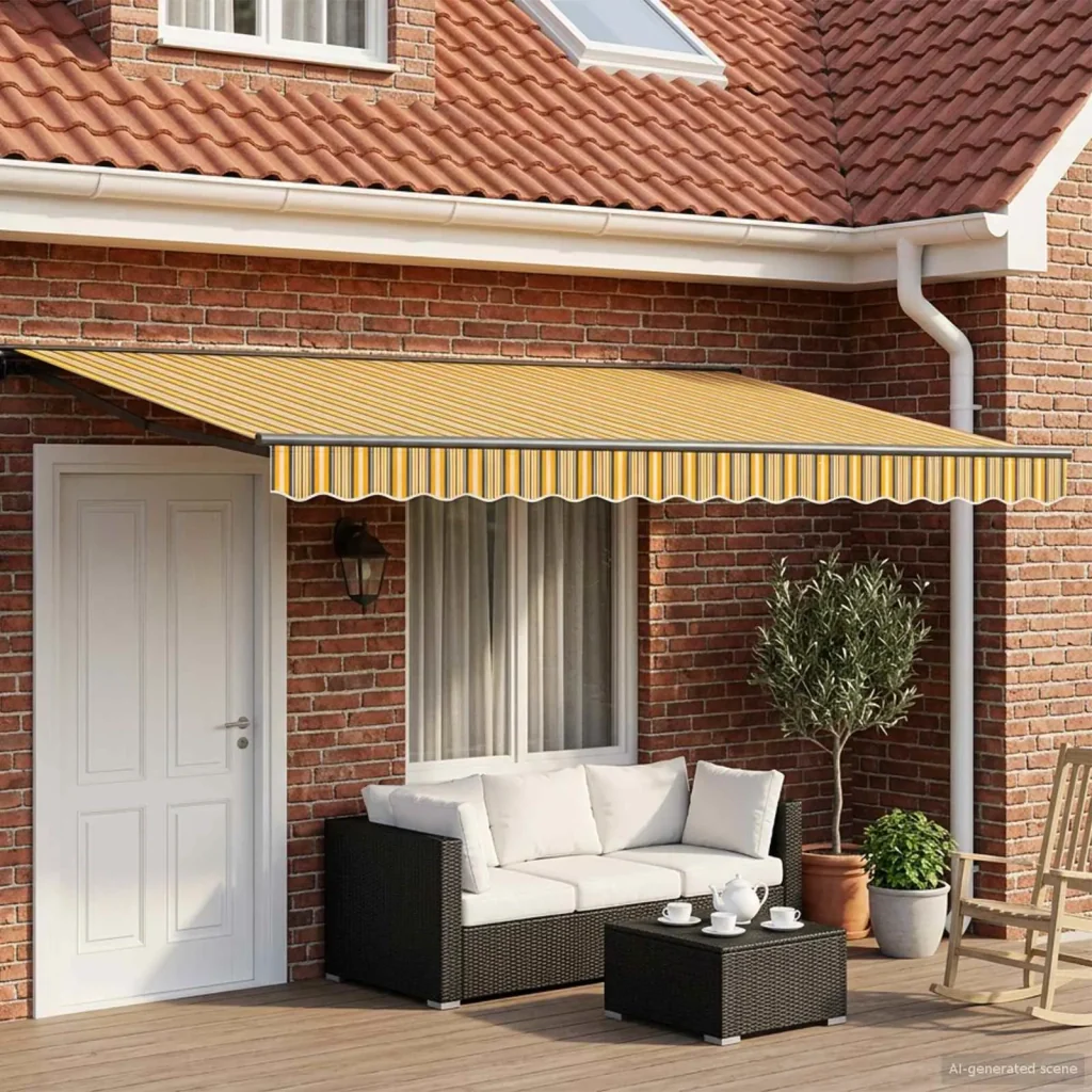 Cornice per Tenda Manuale con LED 5 x 3 m - Image 3