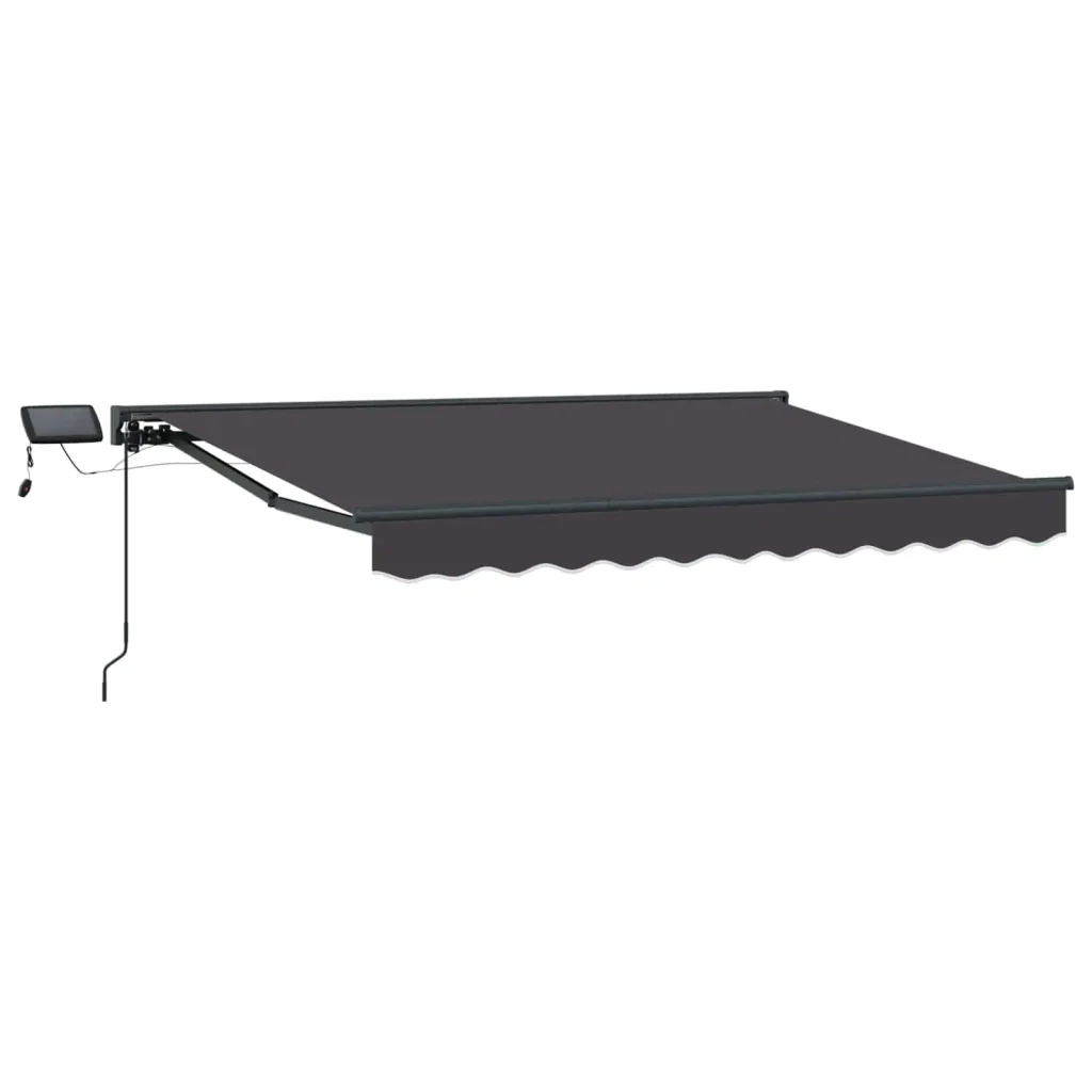 Cornice per Tenda Manuale con LED Antracite 3 x 2 m - Image 2