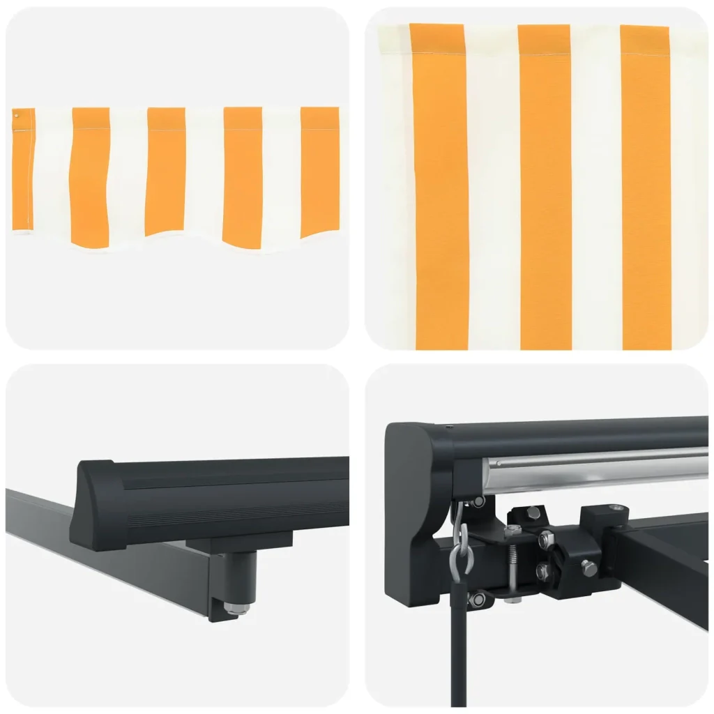 Cornice per Tenda Manuale con LED 3,5 x 2 m 3420764 - Image 9