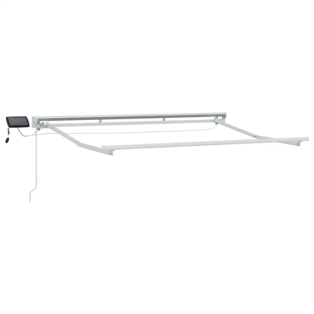Cornice per Tenda Manuale con LED Giallo e Bianco 3,5 x 2 m - Image 4
