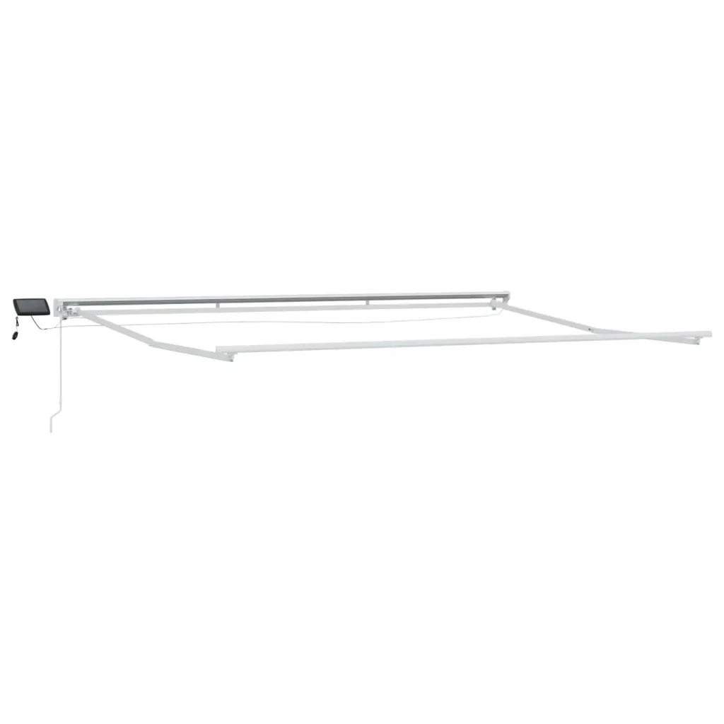 Cornice per Tenda Manuale con LED Rosso e Bianco 4,5 × 3 m - Image 4