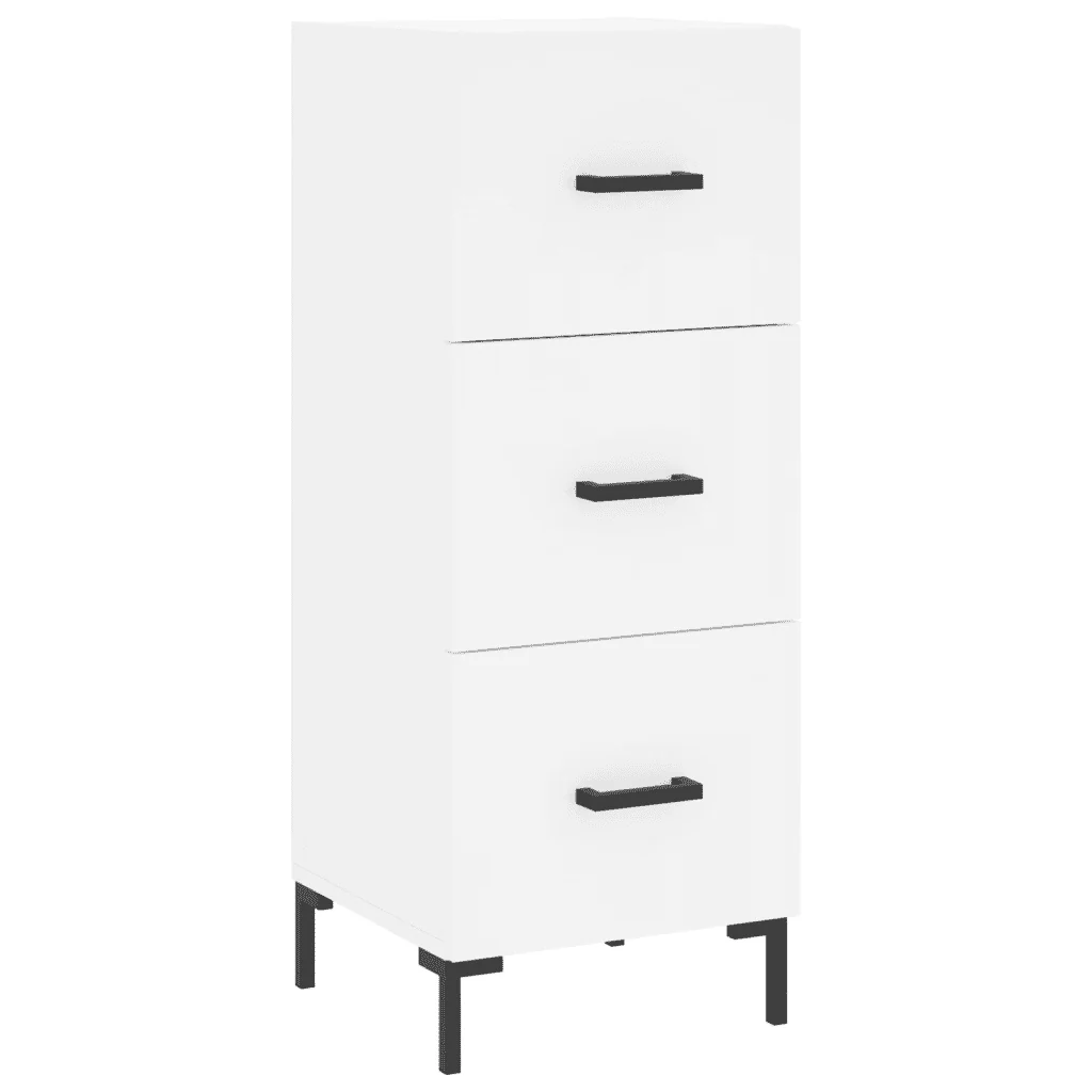 Credenza Bianca 34,5x34x180 cm in Legno Multistrato 3198849 - Image 5