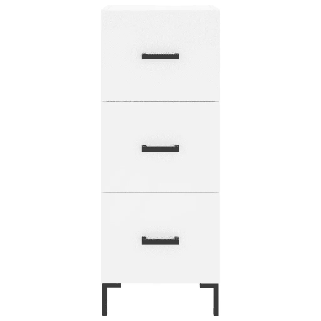 Credenza Bianca 34,5x34x180 cm in Legno Multistrato 3198849 - Image 6