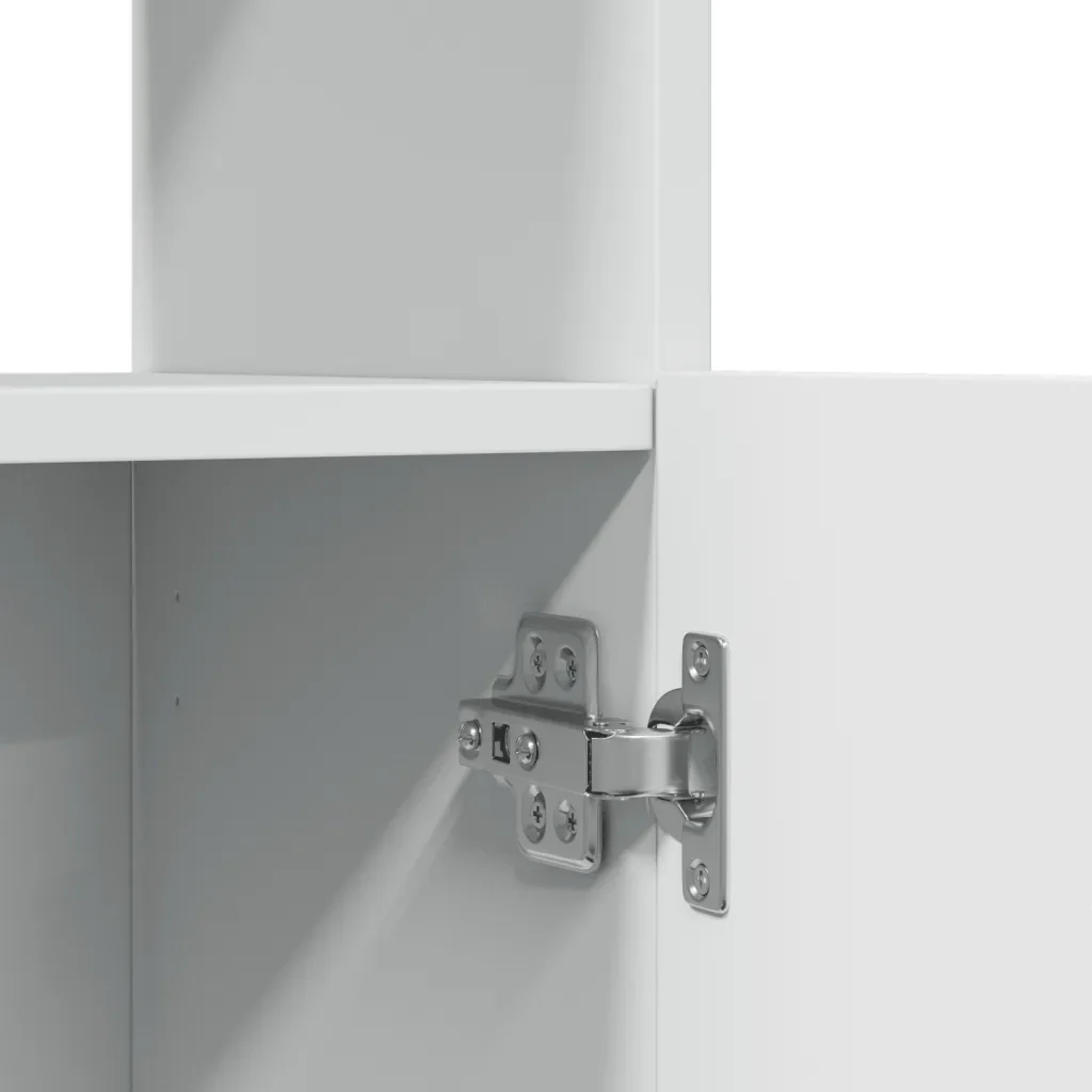 Credenza Bianca 63x33x100 cm in Truciolato 855097 - Image 10