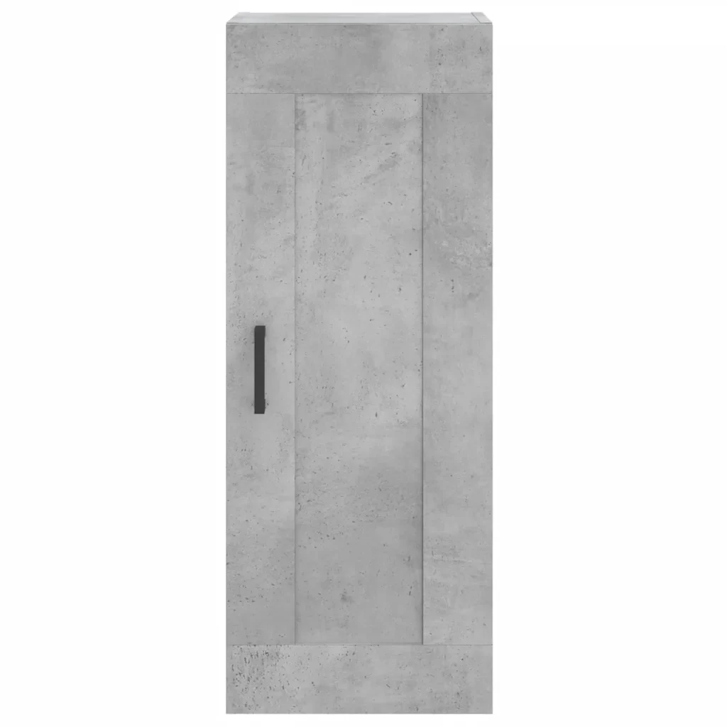 Credenza Grigio Cemento 34,5x34x180 cm in Legno Multistrato 3200389 - Image 7