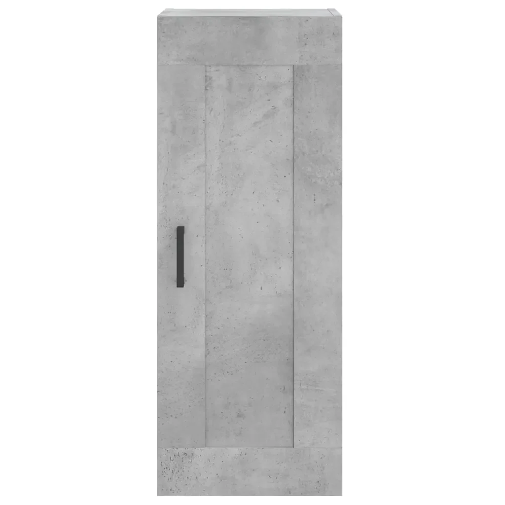 Credenza Grigio Cemento 34,5x34x180 cm in Legno Multistrato 3200453 - Image 8