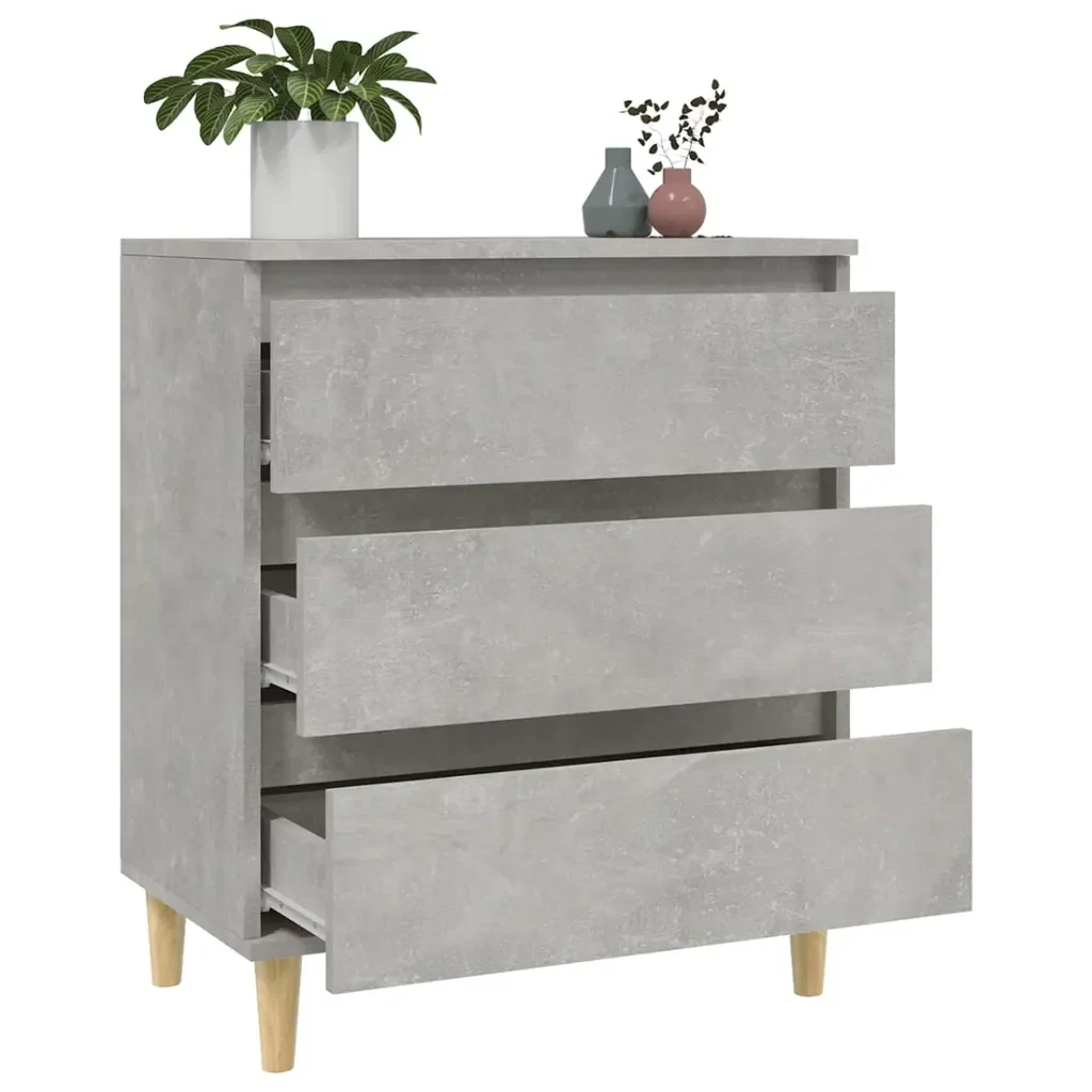Credenza Grigio Cemento 60x35x70 cm in Legno Multistrato cod mxl 27280 - Image 5