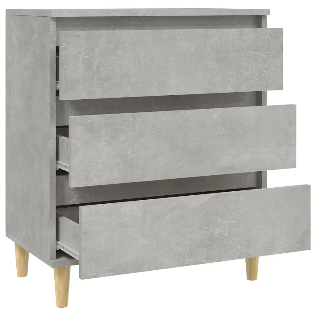 Credenza Grigio Cemento 60x35x70 cm in Legno Multistrato cod mxl 27280 - Image 7