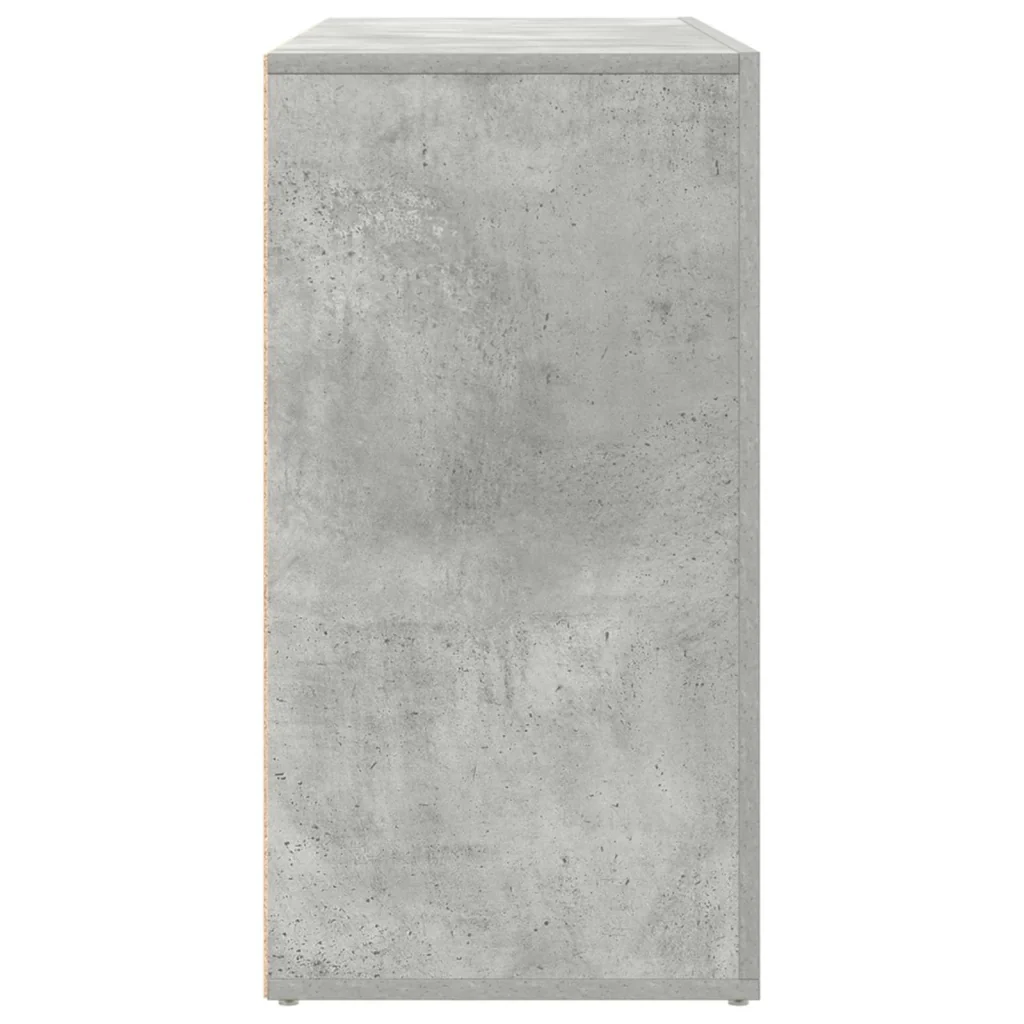 Credenza Grigio cemento 120 x 36 x 69 cm Legno multistrato 3333859 - Image 7
