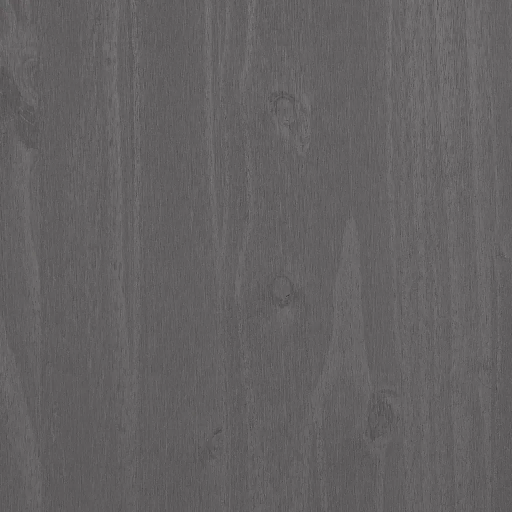 Credenza Grigio Chiaro 79x40x80 cm in Legno Massello di Pino cod mxl 19875 - Image 8
