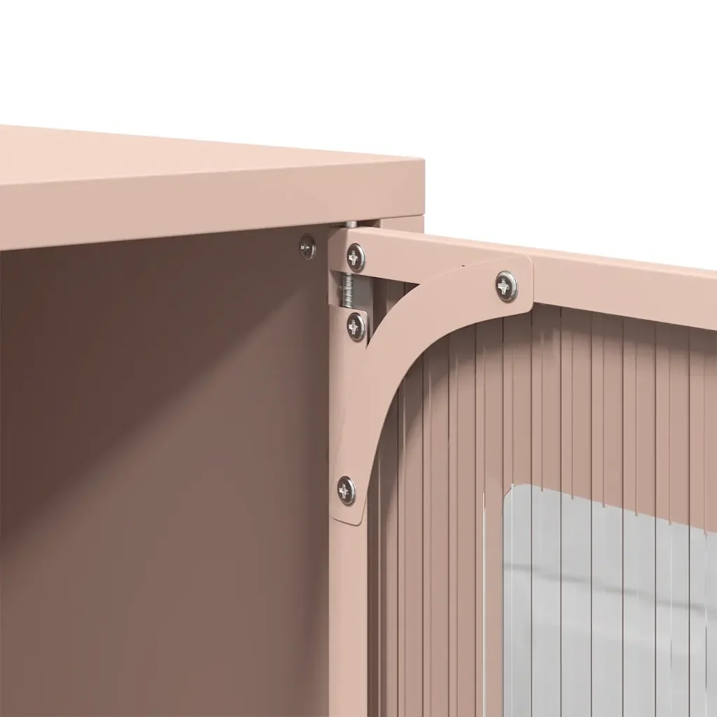Credenza Rosa 68x39x107 cm in Acciaio 853345 - Image 10