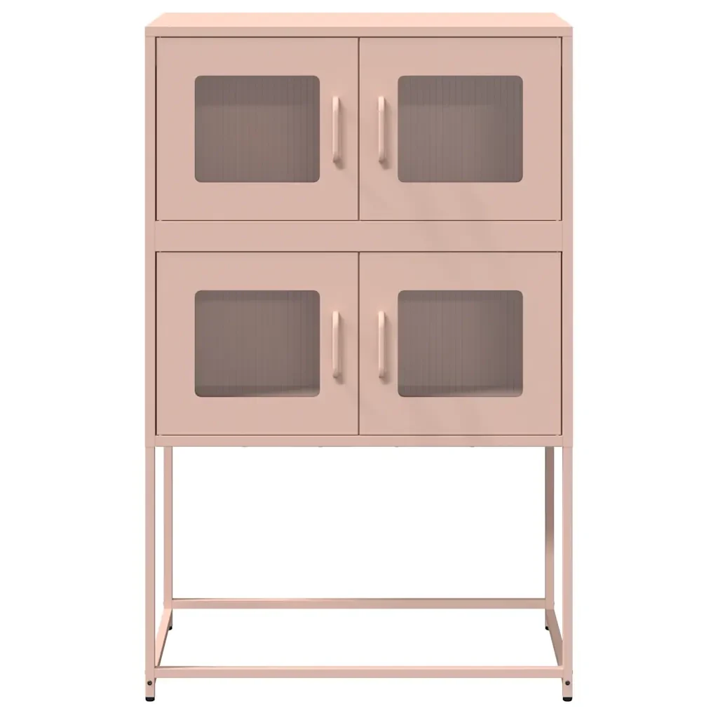 Credenza Rosa 68x39x107 cm in Acciaio 853345 - Image 5