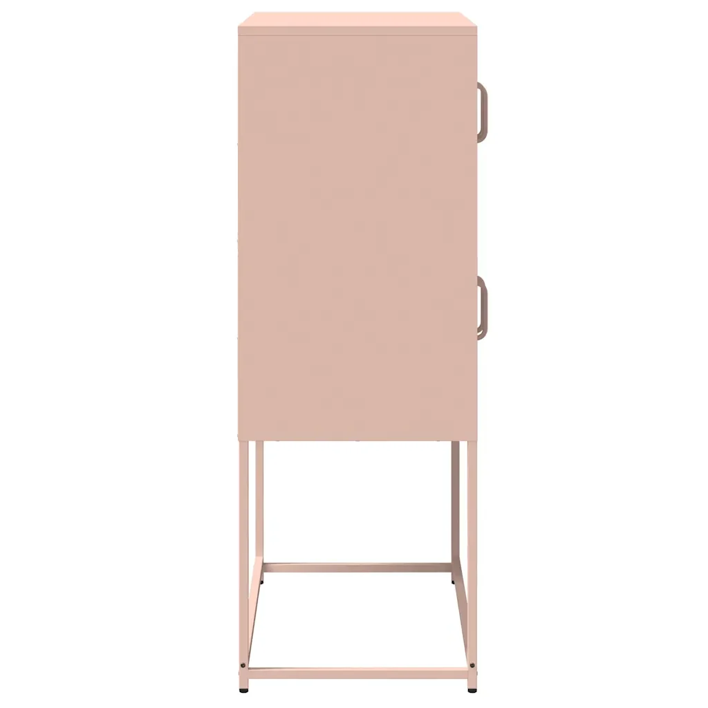 Credenza Rosa 68x39x107 cm in Acciaio 853345 - Image 7