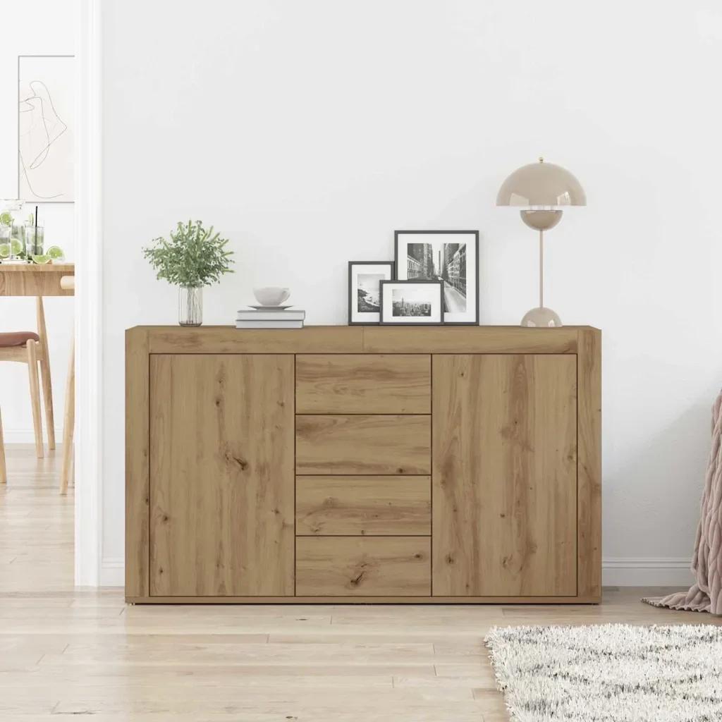 Credenza Rovere artigianale 120 x 36 x 69 cm Legno multistrato 3333864 - Image 4