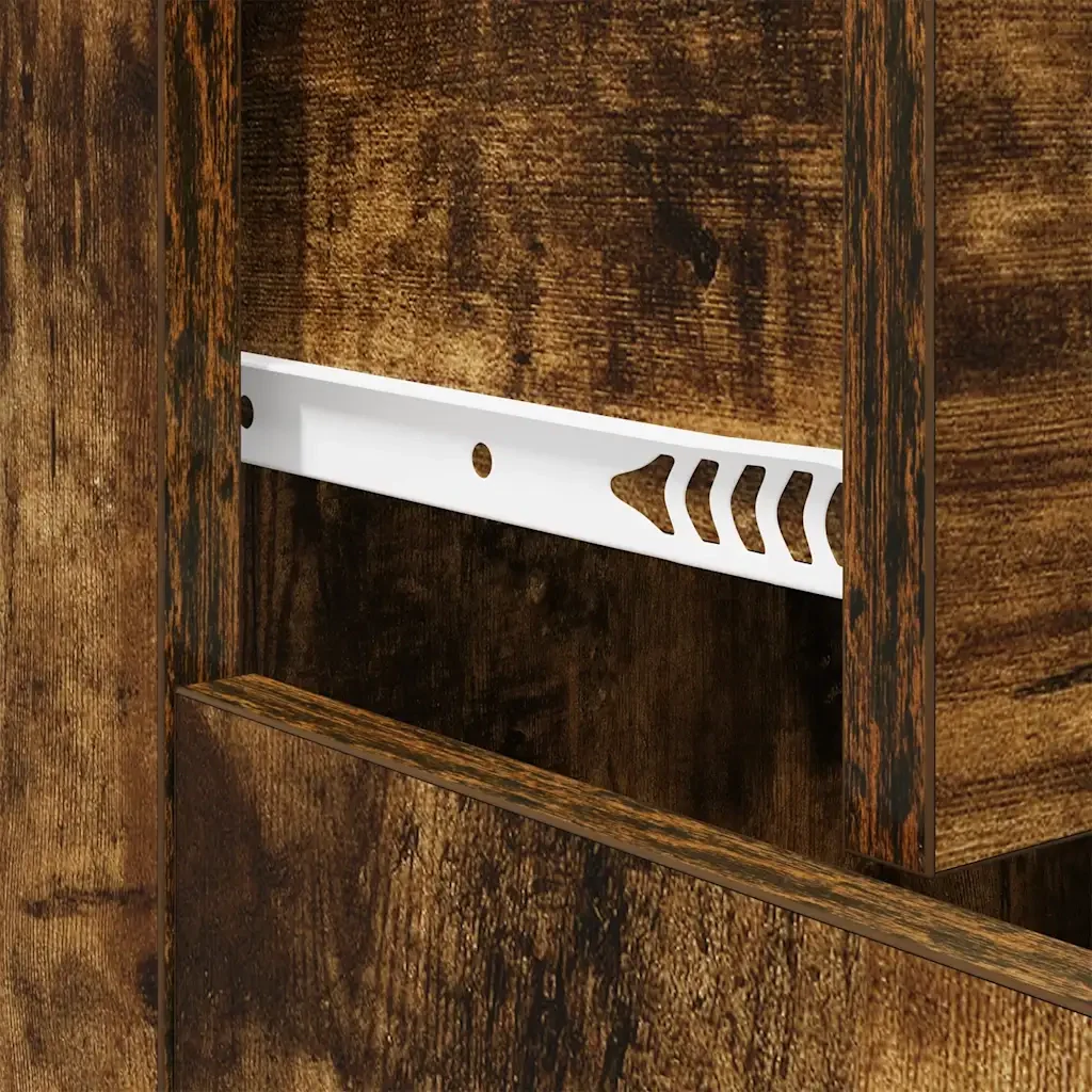 Credenza Rovere Fumo 60x30x75 cm in Legno Multistrato 815375 - Image 10