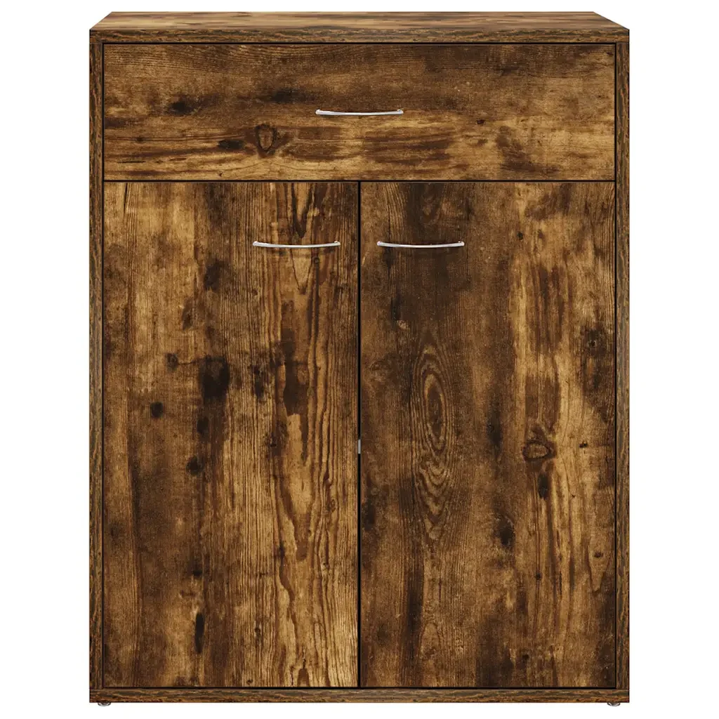 Credenza Rovere Fumo 60x30x75 cm in Legno Multistrato 815375 - Image 5