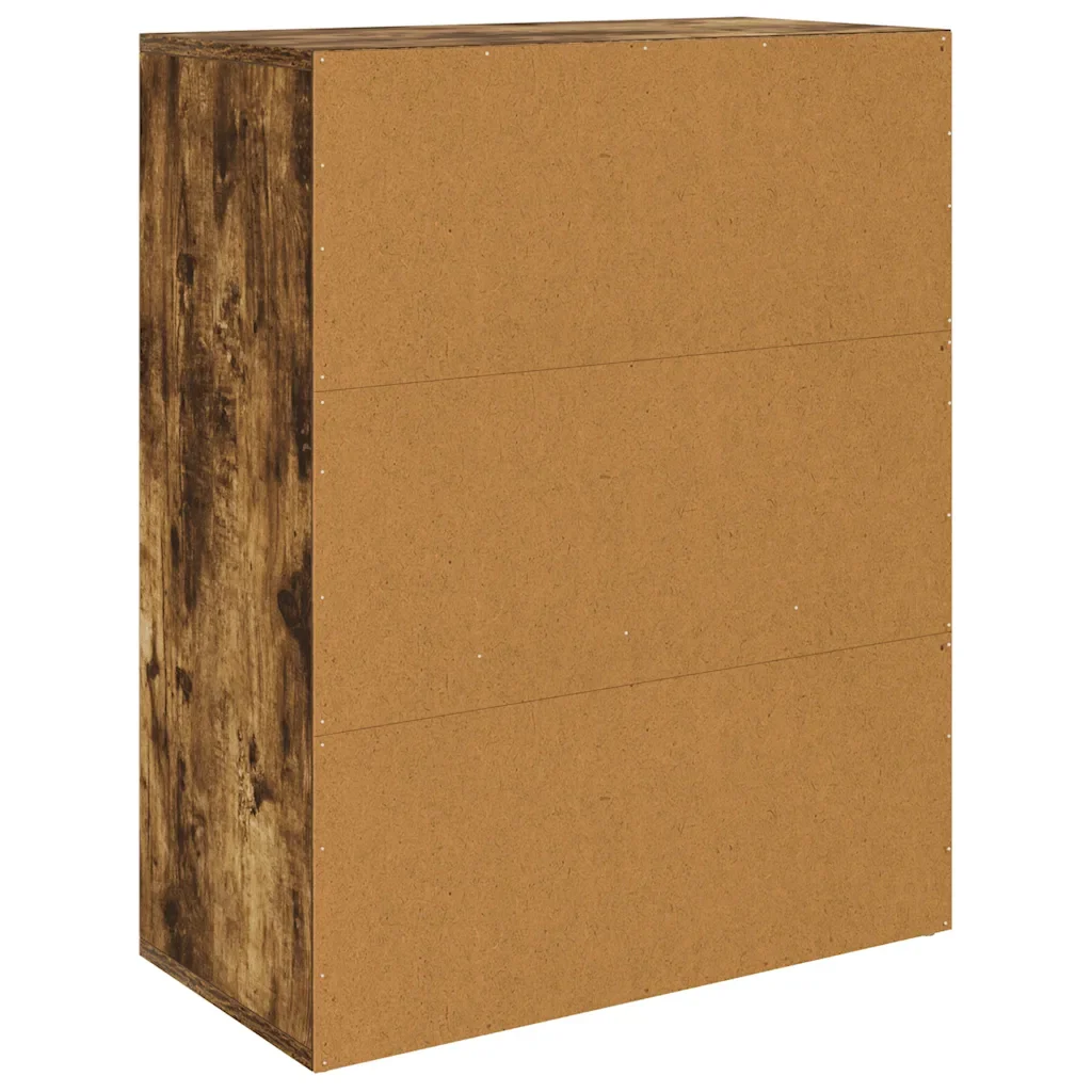 Credenza Rovere Fumo 60x30x75 cm in Legno Multistrato 815375 - Image 7