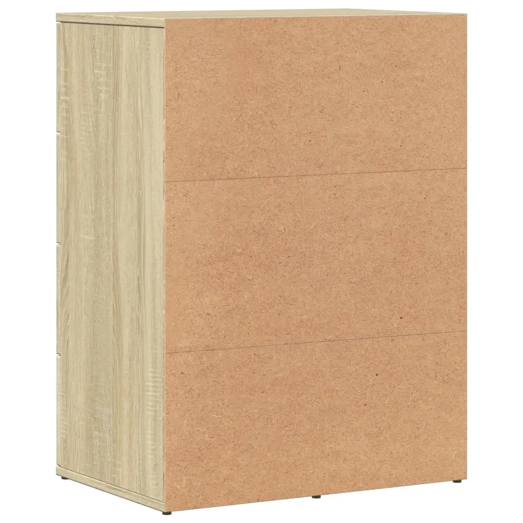 Credenza Rovere Sonoma 59x39x80 cm in Legno Multistrato 840536 - Image 7
