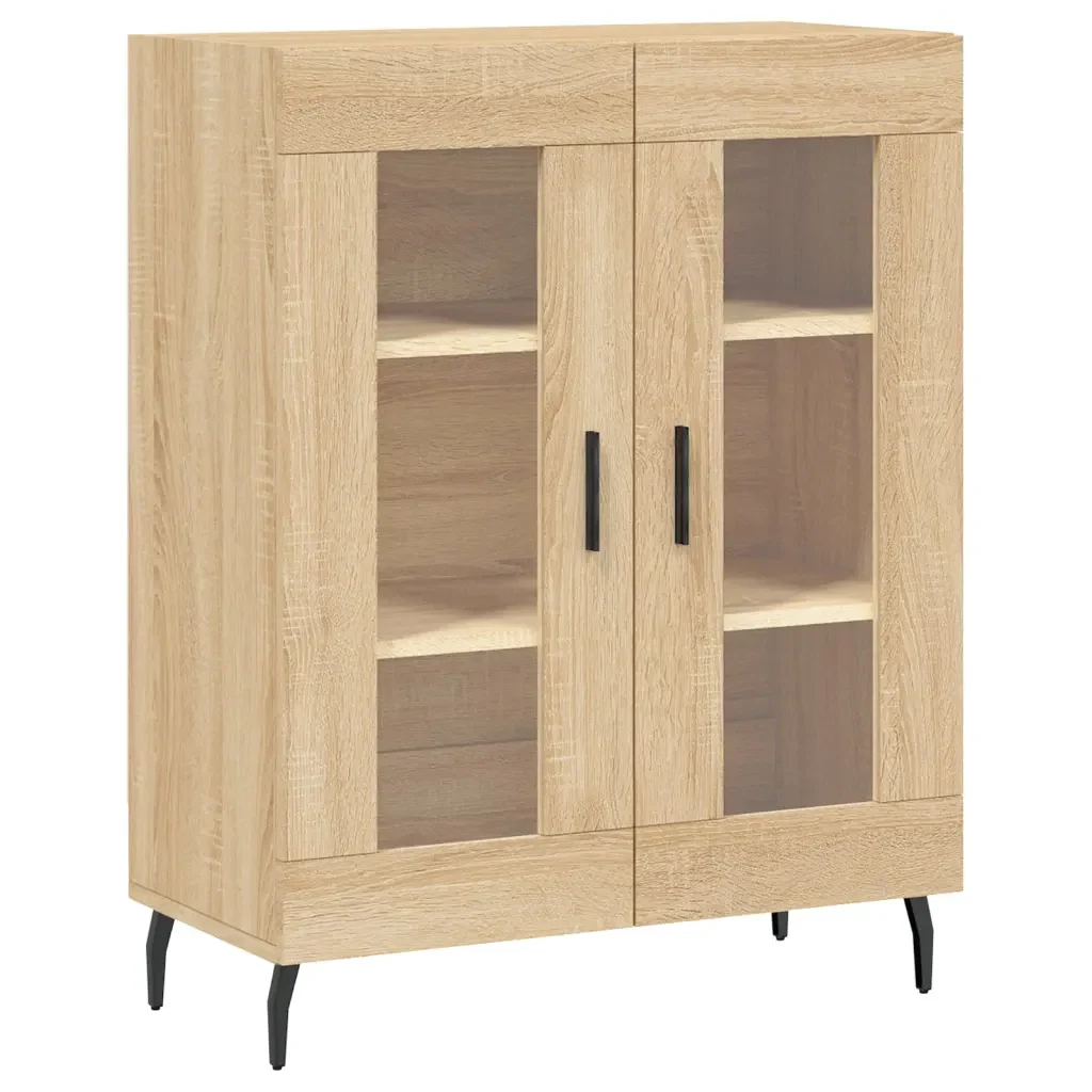 Credenza Rovere Sonoma 69,5x34x180 cm in Legno Multistrato 3199636 - Image 7