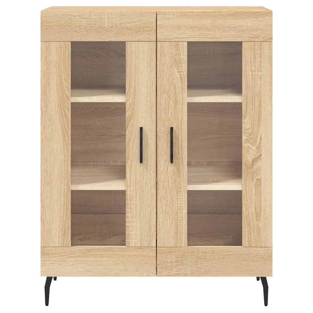Credenza Rovere Sonoma 69,5x34x180 cm in Legno Multistrato 3199636 - Image 8