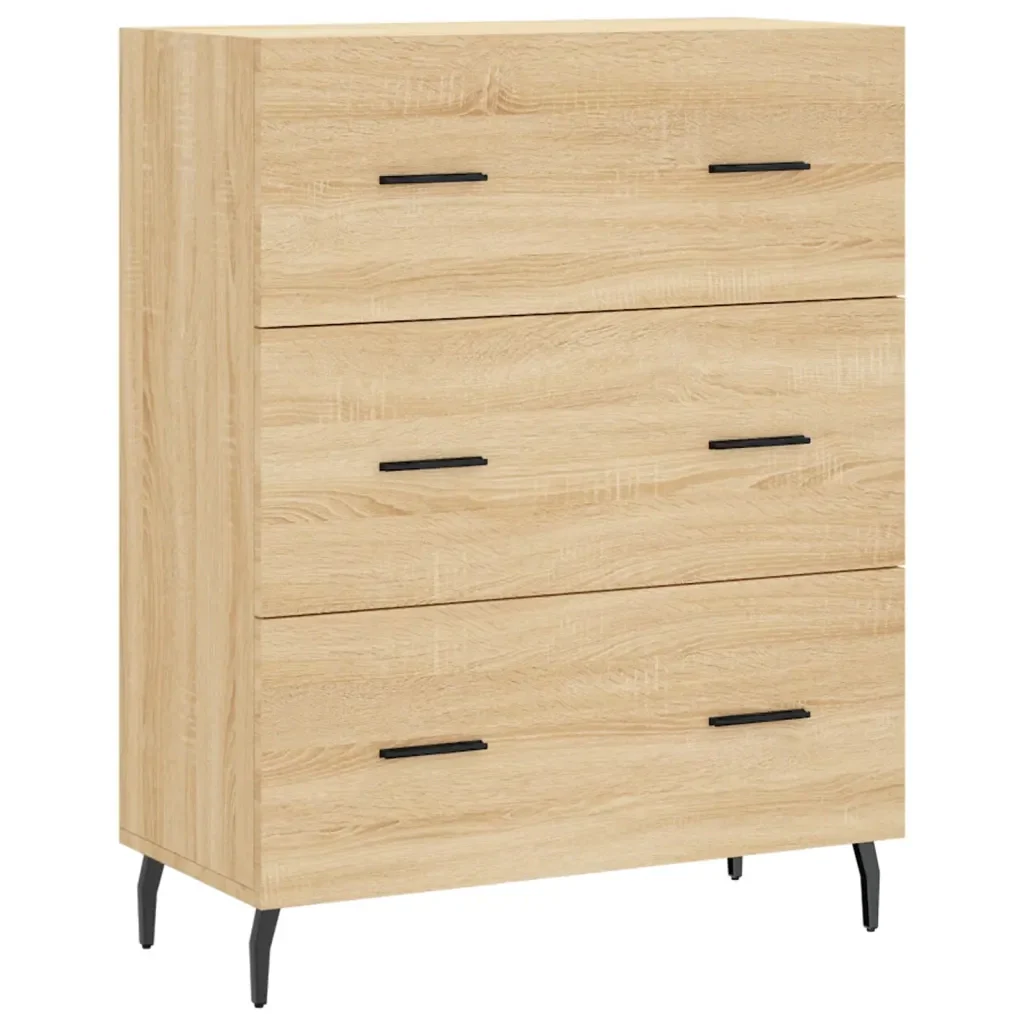 Credenza Rovere Sonoma 69,5x34x180 cm in Legno Multistrato 3199764 - Image 7