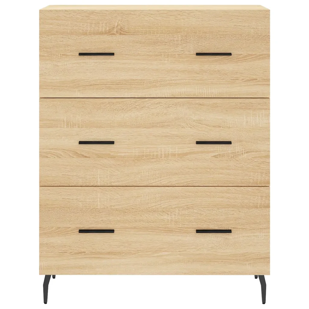 Credenza Rovere Sonoma 69,5x34x180 cm in Legno Multistrato 3199764 - Image 8