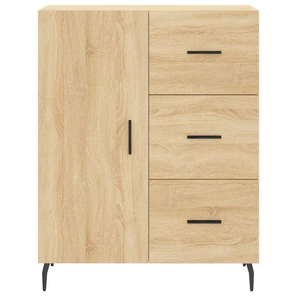 Credenza Rovere Sonoma 69,5x34x180 cm in Legno Multistrato 3199828 - Image 8