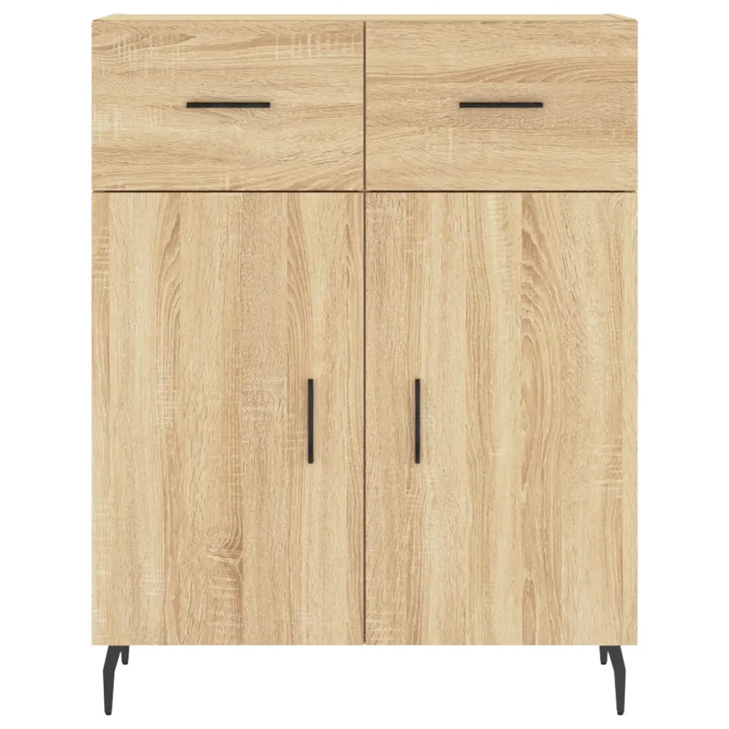 Credenza Rovere Sonoma 69,5x34x180 cm in Legno Multistrato 3199892 - Image 8