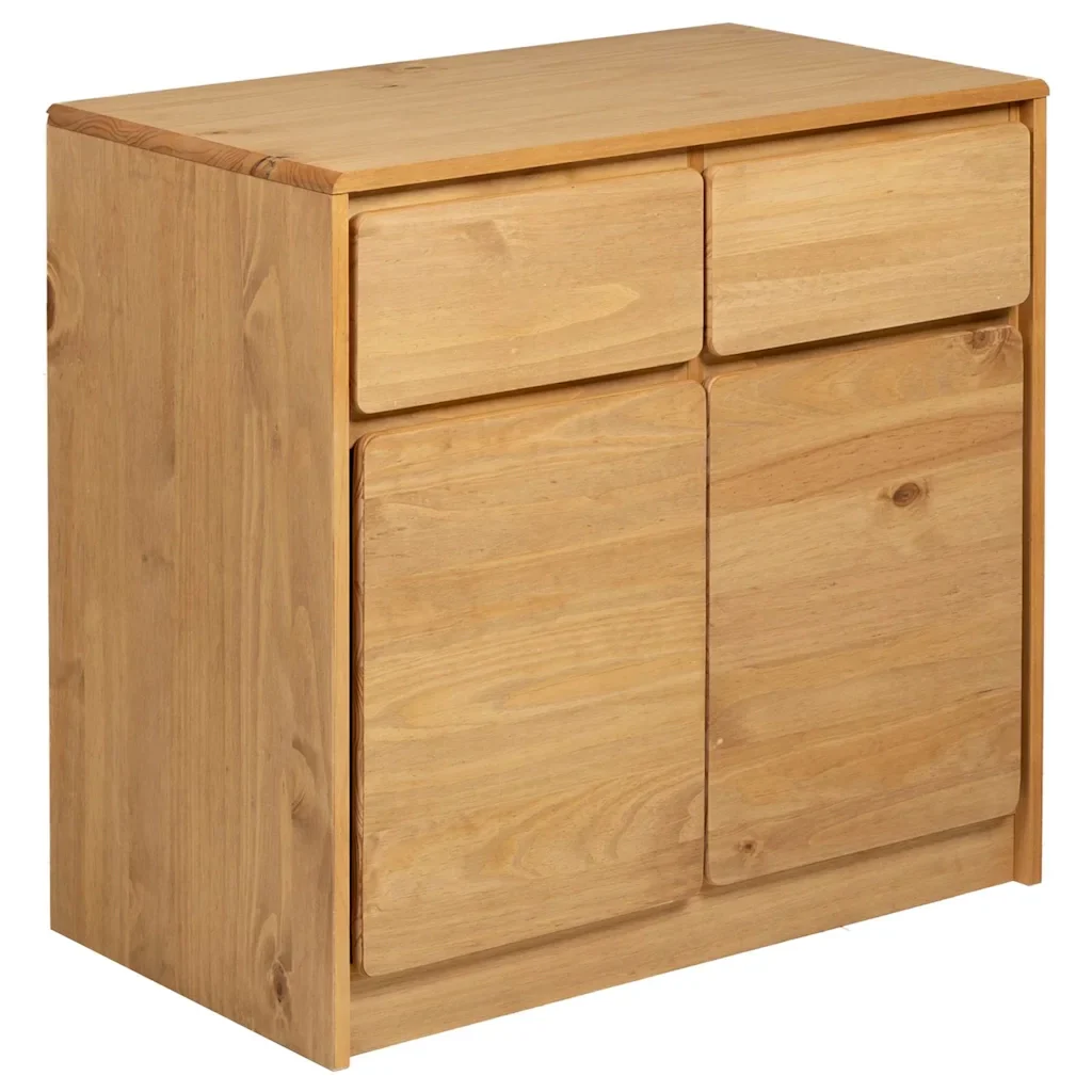 Credenza SAUDA 80x43x75,5 cm in Legno Massello di Pino - Image 2