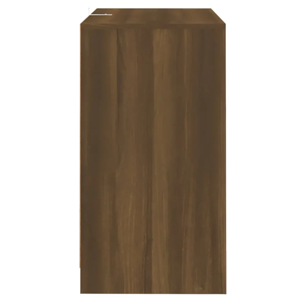 Credenze 2 pz Rovere Marrone 70x41x75 cm in Legno Multistrato 3098096 - Image 5