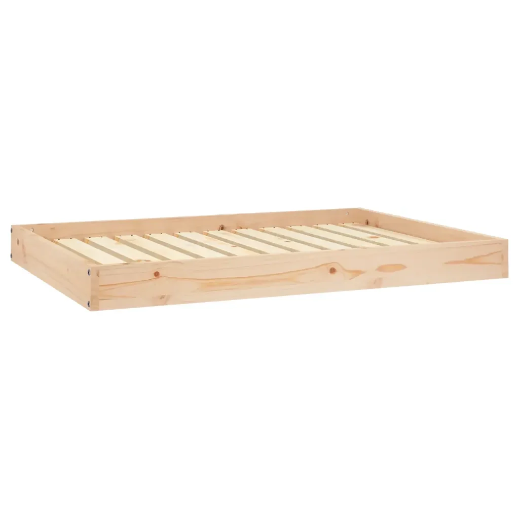 Cuccia per Cani 101,5x74x9 cm in Legno Massello di Pino 820866 - Image 2