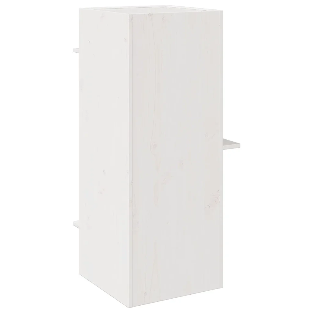 Cuccia per Gatti Bianca 43x43x90 cm in Legno Massello di Pino - Image 5