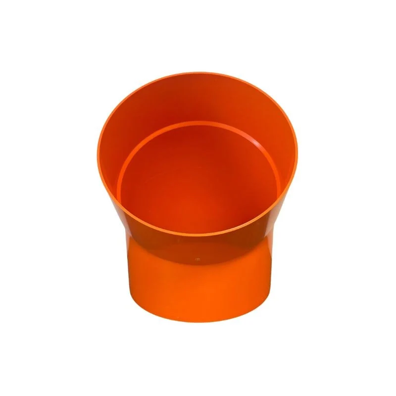 Curva 45° in pvc : Colore - Arancio, Diametro - 250 - Image 3