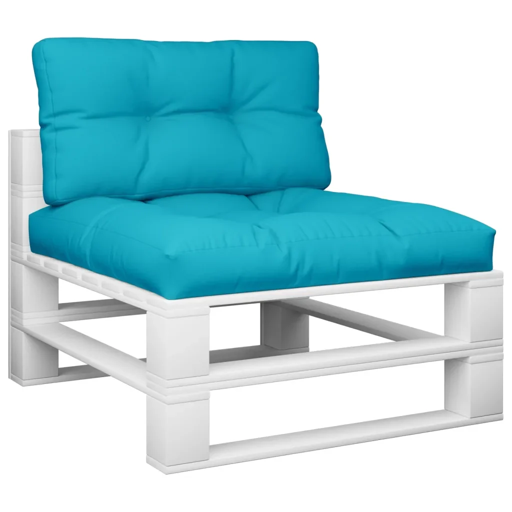 Cuscini per Pallet 2 pz Turchese in Tessuto 360710 - Image 3