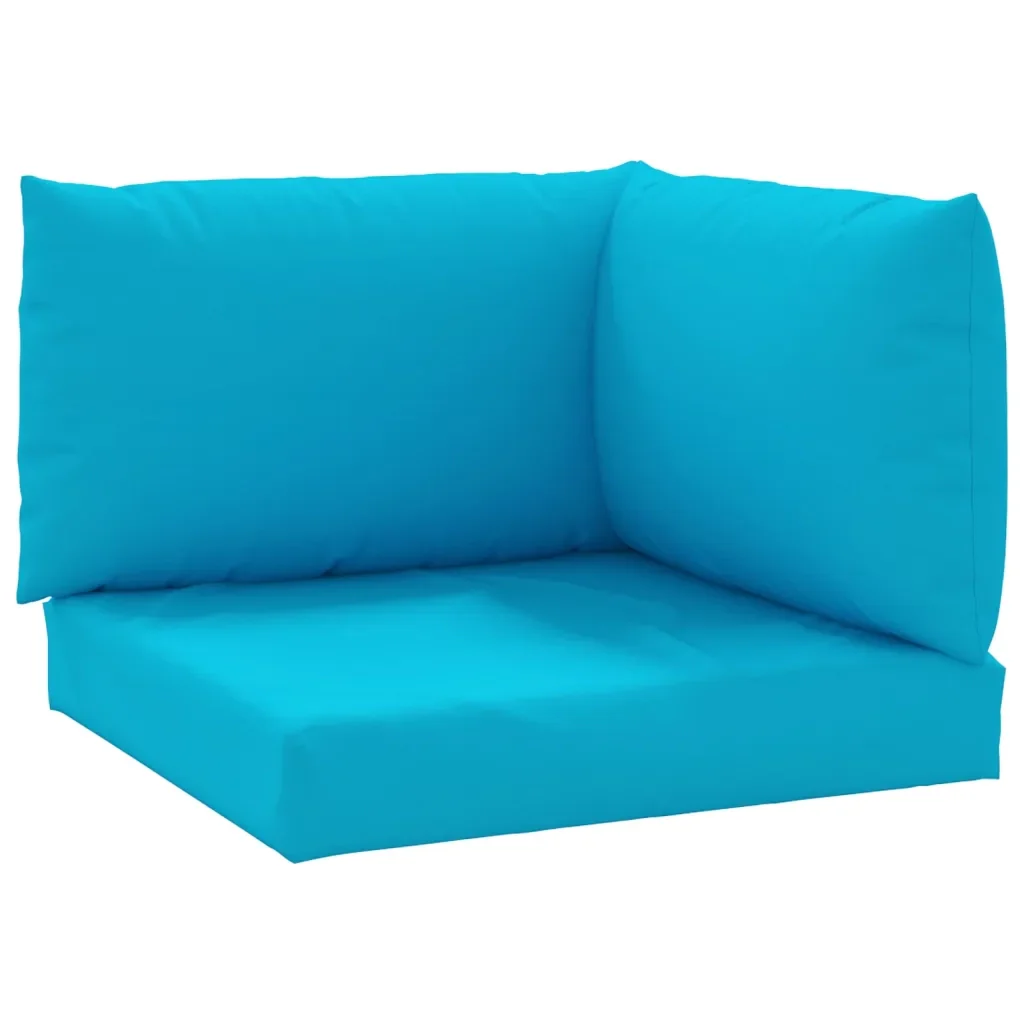 Cuscini per Pallet 3 pz Azzurro in Tessuto Oxford 315068 - Image 2